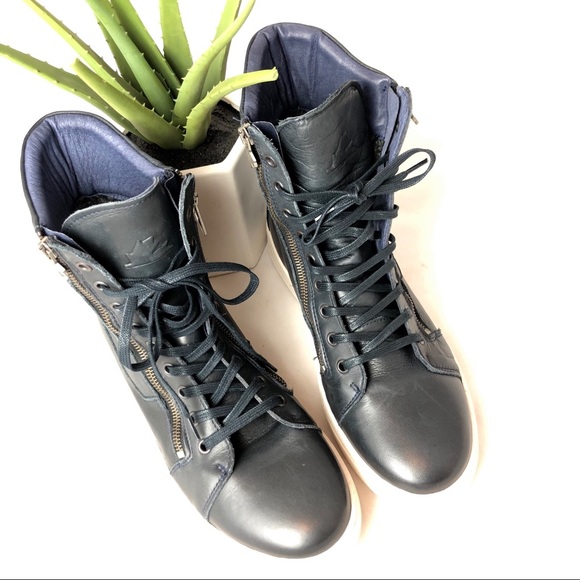 Pajar Canada -Rebel Side Zip High Top Sneakers. - Picture 8 of 8